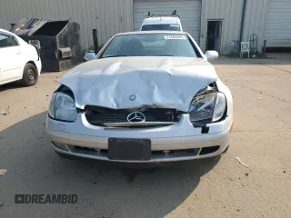 1999 Mercedes-Benz SLK-Class with VIN WDBKK47F9XF127582, listed as a Copart auction lot 71345494 with 187,302 mi miles and Salvage Title. Bid and sale history available at carsss.com. Image 5.