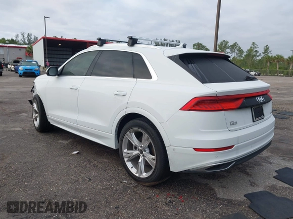 2023 Audi Q8 Premium with VIN WA1AVBF14PD015616, listed as a IAAI auction lot 41213960 with 26,102 mi miles and . Bid and sale history available at DreamBid. Image 3.