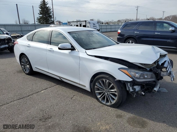 2015 Hyundai Genesis 3.8L with VIN KMHGN4JE9FU101410, listed as a Copart auction lot 52204125 with 157,338 mi miles and Salvage Title. Bid and sale history available at carsss.com. Image 4.