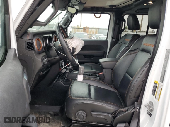 2021 Jeep Gladiator Mojave z VIN 1C6JJTEG7ML581050, wystawiony jako Copart lot #53290385 z przebiegiem 36 024 mil mil oraz Szkoda całkowita • Salvage title. Historia ofert i sprzedaży dostępna na DreamBid. Obrazek 7.