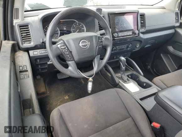 2022 Nissan Frontier S with VIN 1N6ED1CL1NN650274, listed as a Copart auction lot 51208275 with 115,089 mi miles and Salvage title. Bid and sale history available at DreamBid. Image 8.