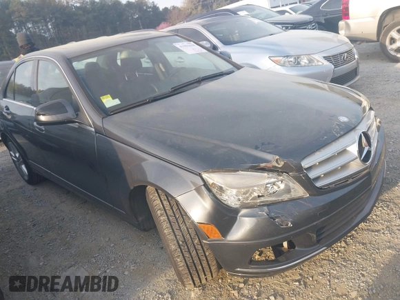 2009 Mercedes-Benz C-Class 3.0L Sport with VIN WDDGF81X49F232057, listed as a IAAI auction lot 41901618 with 136,343 mi miles. Bid and sale history available at carsss.com. Image 1.
