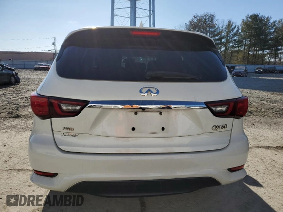 2019 Infiniti QX60 Pure с VIN 5N1DL0MM4KC561837, выставлен на аукционе Copart как лот 47443595 с пробегом 143 473 миль миль и Чистый • Clean title. История ставок и продаж доступна на DreamBid. Изображение 6.