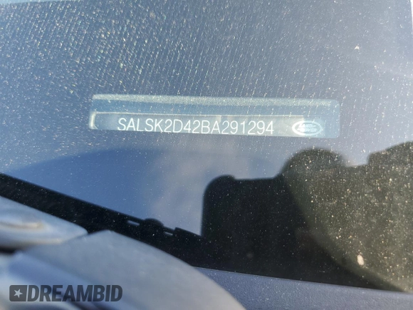 2011 Land Rover Range Rover Sport HSE Lux with VIN SALSK2D42BA291294, listed as a Copart auction lot 54055795 with 177,493 mi miles and Salvage Title. Bid and sale history available at DreamBid. Image 14.