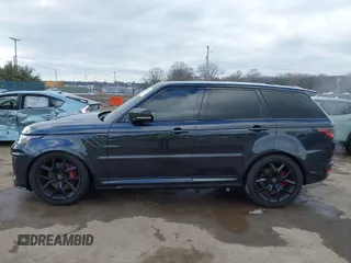 2019 Land Rover Range Rover Sport SVR with VIN SALWZ2SE6KA845929, listed as a IAAI auction lot 41557635 with 77,622 mi miles and . Bid and sale history available at DreamBid. Image 15.