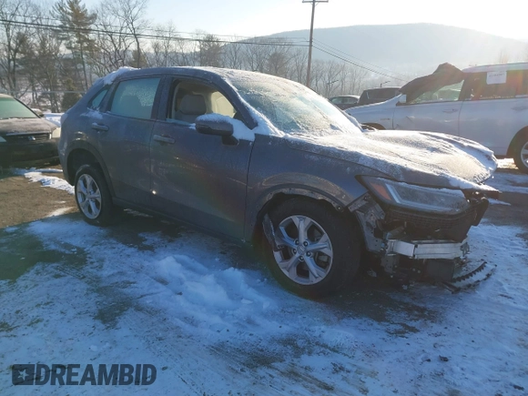 2024 Honda HR-V LX with VIN 3CZRZ2H32RM736093, listed as a IAAI auction lot 41416341 with 16,482 mi miles and . Bid and sale history available at DreamBid. Image 1.