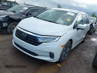 2022 Honda Odyssey Elite with VIN 5FNRL6H91NB058941, listed as a IAAI auction lot 42320293 with 30,977 mi miles and . Bid and sale history available at DreamBid. Image 2.