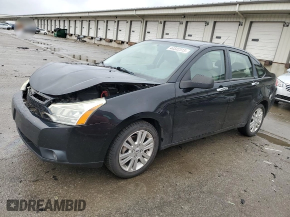 2011 Ford Focus SEL with VIN 1FAHP3HN9BW145205, listed as a Copart auction lot 44332315 with 133,187 mi miles and Salvage Title. Bid and sale history available at carsss.com. Image 1.