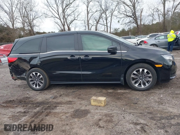 2023 Honda Odyssey EX-L with VIN 5FNRL6H61PB001874, listed as a IAAI auction lot 41405231 with 27,615 mi miles. Bid and sale history available at carsss.com. Image 13.