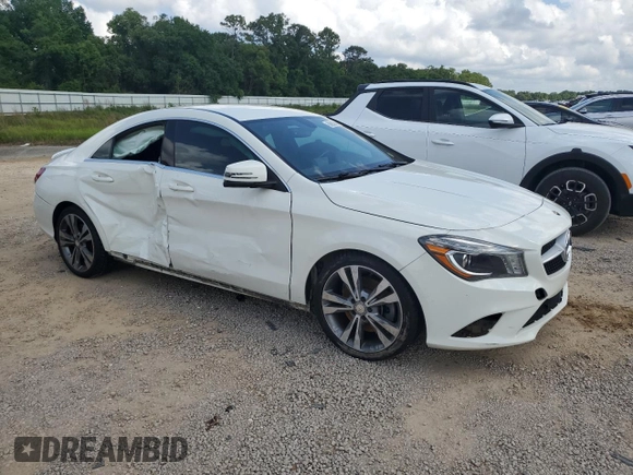 2014 Mercedes-Benz CLA 250 with VIN WDDSJ4EB4EN105826, listed as a Copart auction lot 56993945 with 123,317 mi miles and Salvage title. Bid and sale history available at DreamBid. Image 4.