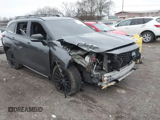 2023 Toyota Highlander L with VIN 5TDKDRAH5PS026073, listed as a IAAI auction lot 41229434 with 57,135 mi miles and . Bid and sale history available at DreamBid. Image 1.