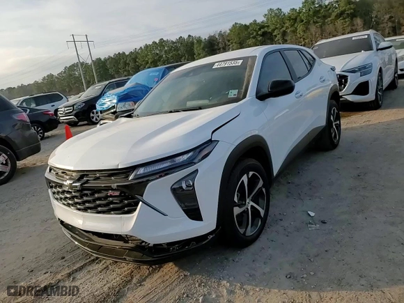 2024 Chevrolet Trax 1RS with VIN KL77LGE21RC069426, listed as a Copart auction lot 44791535 with 29,342 mi miles and Salvage Title. Bid and sale history available at carsss.com. Image 12.