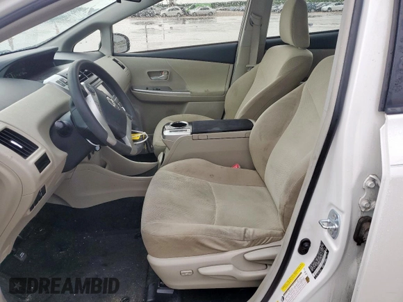 2012 Toyota Prius Two with VIN JTDZN3EU6C3102847, listed as a Copart auction lot 54197125 with 106,973 mi miles and Salvage Title. Bid and sale history available at DreamBid. Image 7.