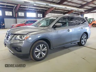 2017 Nissan Pathfinder Platinum with VIN 5N1DR2MM5HC667376, listed as a Copart auction lot 53351515 with 136,530 mi miles and Clean title. Bid and sale history available at DreamBid. Image 1.