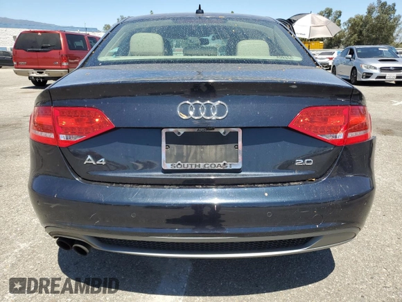 2012 Audi A4 2.0T Premium Plus with VIN WAUEFAFL6CA117704, listed as a Copart auction lot 68138614 with 90,938 mi miles and Salvage Title. Bid and sale history available at carsss.com. Image 6.