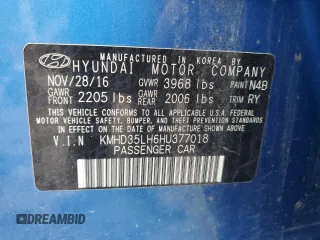 2017 Hyundai Elantra GT with VIN KMHD35LH6HU377018, listed as a Copart auction lot 72765934 with 67,883 mi miles and Salvage Title. Bid and sale history available at carsss.com. Image 13.