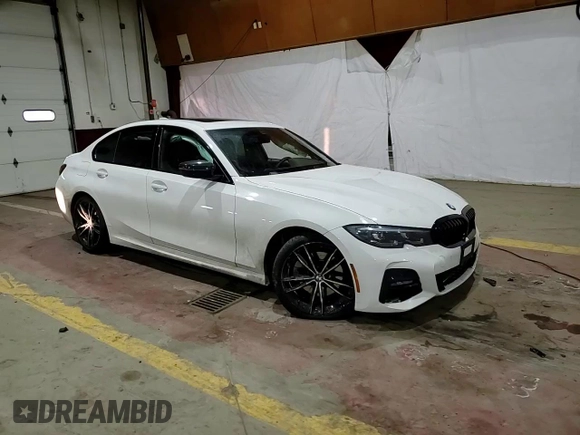 2022 BMW 3 Series 330i xDrive with VIN 3MW5R7J0XN8C26835, listed as a Copart auction lot 42025995 with 49,189 mi miles and Salvage Title. Bid and sale history available at carsss.com. Image 13.
