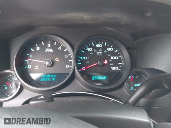 2008 Chevrolet Silverado 1500 Work Truck with VIN 1GCEC14CX8Z224262, listed as a IAAI auction lot 41520029 with 200,831 mi miles. Bid and sale history available at carsss.com. Image 7.