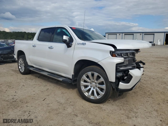 2022 Chevrolet Silverado 1500 LTD High Country with VIN 1GCUYHED4NZ117605, listed as a Copart auction lot 73645984 with NaN miles and Salvage Title. Bid and sale history available at carsss.com. Image 4.