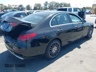 2025 Mercedes-Benz C 300 with VIN W1KAF4GB5SR281640, listed as a IAAI auction lot 42668491 with 1,869 mi miles and . Bid and sale history available at DreamBid. Image 4.