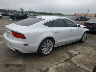2015 Audi A7 Premium Plus with VIN WAUWGAFC2FN016867, listed as a Copart auction lot 57222335 with 86,014 mi miles and Salvage title. Bid and sale history available at DreamBid. Image 3.