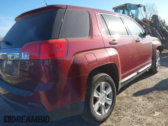 2010 GMC Terrain SLE-1 with VIN 2CTALBEWXA6345330, listed as a IAAI auction lot 41403804 with 99,074 mi miles. Bid and sale history available at carsss.com. Image 4.