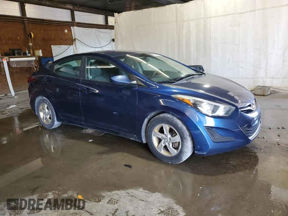 2015 Hyundai Elantra SE with VIN 5NPDH4AE3FH602804, listed as a Copart auction lot 62025025 with 230,419 mi miles and Clean title. Bid and sale history available at DreamBid. Image 4.