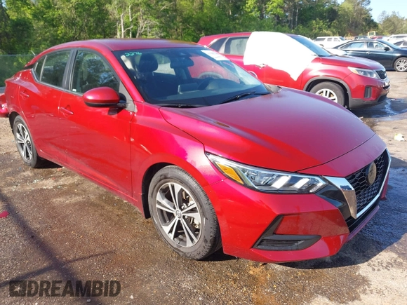 2022 Nissan Sentra SV with VIN 3N1AB8CV3NY264995, listed as a IAAI auction lot 41989200 with 32,072 mi miles and . Bid and sale history available at DreamBid. Image 1.