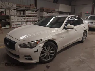 2017 Infiniti Q50 2.0t with VIN JN1CV7AP5HM641168, listed as a IAAI auction lot 41696943 with 106,855 mi miles and . Bid and sale history available at carsss.com. Image 18.