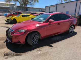 2014 Lexus IS 250 with VIN JTHBF1D24E5005476, listed as a Copart auction lot 54447055 with 132,474 mi miles and Salvage title. Bid and sale history available at DreamBid. Image 1.