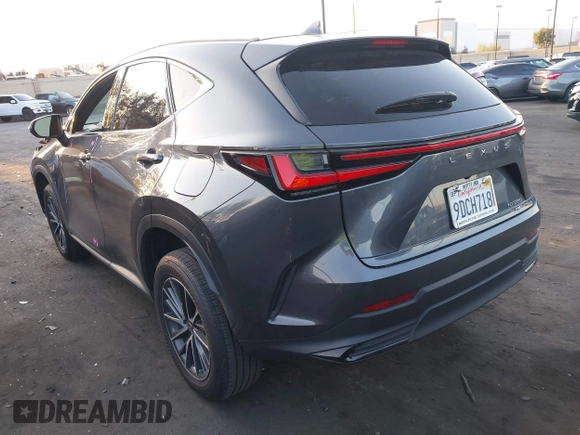 2022 Lexus NX 350 Premium with VIN JTJGGCEZ5N5004331, listed as a IAAI auction lot 41953097 with 44,337 mi miles and . Bid and sale history available at DreamBid. Image 3.