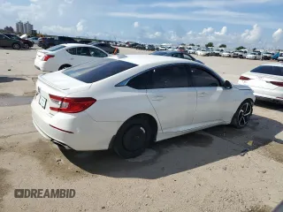 2020 Honda Accord Sport z VIN 1HGCV1F38LA102619, wystawiony jako Copart lot #60886935 z przebiegiem 76 944 mil mil oraz Nie do naprawy • Non repairable. Historia ofert i sprzedaży dostępna na DreamBid. Obrazek 3.