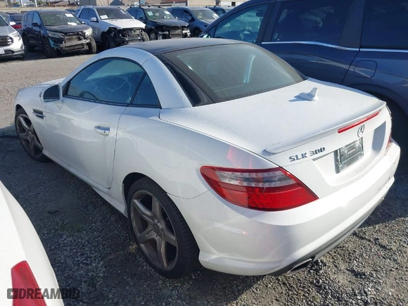 2016 Mercedes-Benz SLK with VIN WDDPK3JA8GF125343, listed as a IAAI auction lot 41428898 with 56,454 mi miles. Bid and sale history available at carsss.com. Image 3.