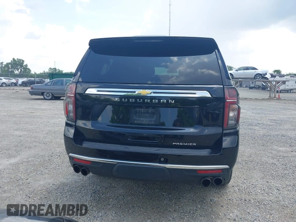 2023 Chevrolet Suburban Premier with VIN 1GNSKFKDXPR385697, listed as a IAAI auction lot 42601771 with 75,487 mi miles and . Bid and sale history available at DreamBid. Image 17.