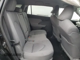 2023 Toyota Highlander Hybrid LE with VIN 5TDBBRCH5PS586128, listed as a Copart auction lot 55253445 with 28,362 mi miles and Salvage title. Bid and sale history available at DreamBid. Image 10.