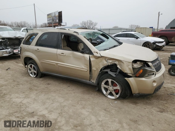 2008 Chevrolet Equinox LT with VIN 2CNDL63F586063184, listed as a Copart auction lot 47296245 with 0 mi miles and Salvage Title. Bid and sale history available at carsss.com. Image 4.