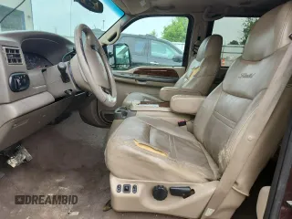 2001 Ford Excursion Limited с VIN 1FMNU43SX1EA00618, выставлен на аукционе Copart как лот 59807255 с пробегом 210 811 миль миль и Чистый • Clean title. История ставок и продаж доступна на DreamBid. Изображение 7.