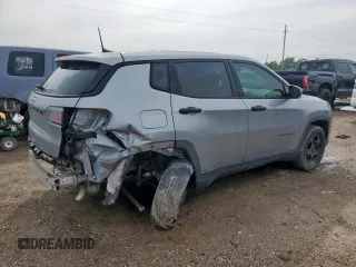 2021 Jeep Compass Sport with VIN 3C4NJCAB2MT510962, listed as a Copart auction lot 57950275 with 97,395 mi miles and Salvage title. Bid and sale history available at DreamBid. Image 3.