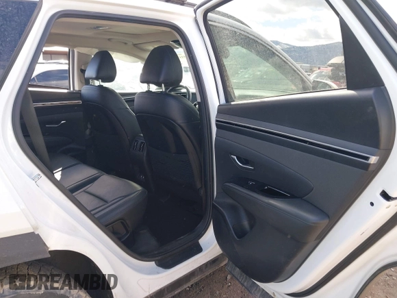 2022 Hyundai Tucson SEL with VIN 5NMJCCAE9NH092286, listed as a IAAI auction lot 41857595 with 27,883 mi miles. Bid and sale history available at carsss.com. Image 8.