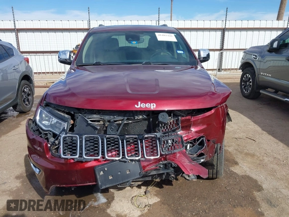 2019 Jeep Grand Cherokee Limited with VIN 1C4RJFBG8KC786522, listed as a IAAI auction lot 41481426 with 33,569 mi miles and . Bid and sale history available at DreamBid. Image 12.