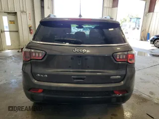 2018 Jeep Compass Latitude with VIN 3C4NJDBB6JT142303, listed as a Copart auction lot 57510045 with 65,336 mi miles and Salvage title. Bid and sale history available at DreamBid. Image 6.