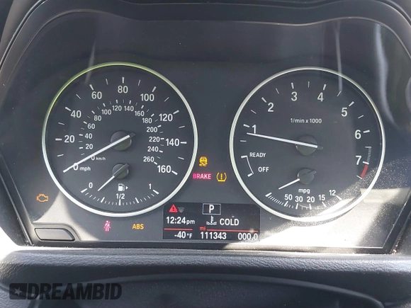 2016 BMW X1 xDrive28i with VIN WBXHT3C3XGP889833, listed as a IAAI auction lot 39118131 with 111,343 mi miles. Bid and sale history available at carsss.com. Image 7.
