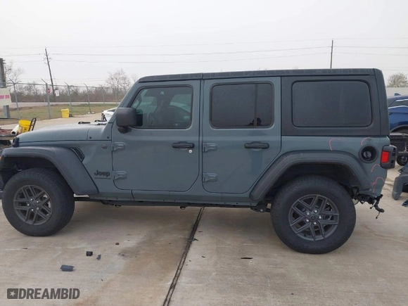 2024 Jeep Wrangler Sport S with VIN 1C4PJXDG4RW302607, listed as a IAAI auction lot 41179739 with 3,182 mi miles. Bid and sale history available at carsss.com. Image 14.
