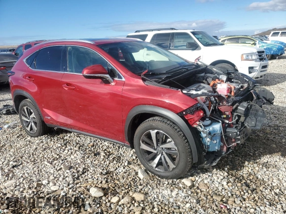 2020 Lexus NX with VIN JTJGJRDZ0L2143996, listed as a Copart auction lot 87661585 with 47,307 mi miles and Salvage Title. Bid and sale history available at carsss.com. Image 4.