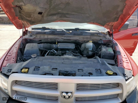 2010 Dodge Ram 1500 ST with VIN 1D7RB1GK8AS126472, listed as a Copart auction lot 50351295 with 220,614 mi miles and Salvage Title. Bid and sale history available at carsss.com. Image 12.