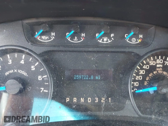 2014 Ford F-150 XL with VIN 1FTEX1CM1EKG04285, listed as a IAAI auction lot 41950621 with 259,722 mi miles. Bid and sale history available at carsss.com. Image 7.