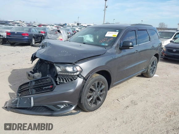 2017 Dodge Durango GT with VIN 1C4RDJDG7HC956403, listed as a IAAI auction lot 41653744 with 95,073 mi miles and . Bid and sale history available at carsss.com. Image 17.