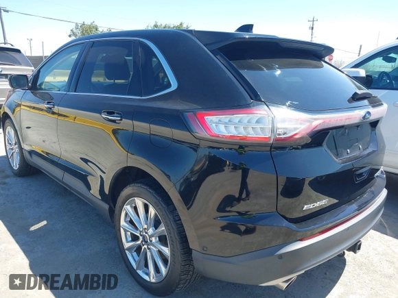 2017 Ford Edge Titanium z VIN 2FMPK4K93HBB52484, wystawiony jako IAAI lot #42533961 z przebiegiem 75 193 mil mil oraz . Historia ofert i sprzedaży dostępna na DreamBid. Obrazek 3.