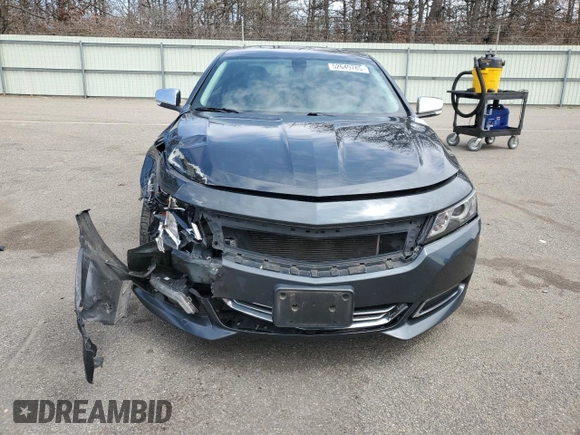 2018 Chevrolet Impala Premier with VIN 2G1125S37J9145698, listed as a Copart auction lot 52649785 with 104,372 mi miles and Salvage Title. Bid and sale history available at DreamBid. Image 5.