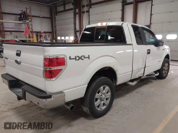 2013 Ford F-150 XL with VIN 1FTFX1ET2DFD25136, listed as a IAAI auction lot 41683010 with 110,122 mi miles. Bid and sale history available at carsss.com. Image 4.